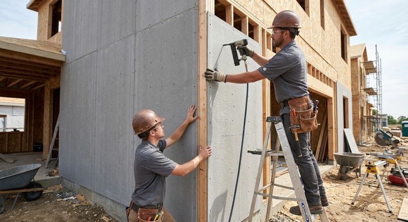 Composite Siding Installation